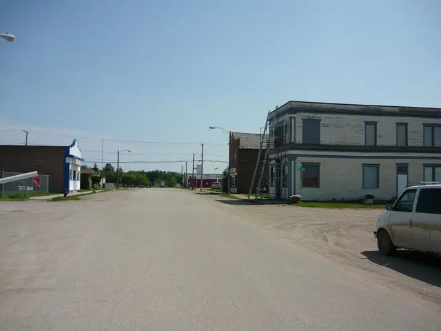 Business district on 2nd Street