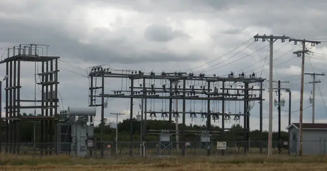 Electrical substation near Dundurn